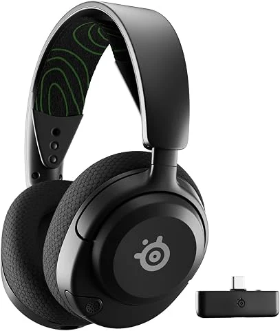 SteelSeries Arctis Nova 5X Casque Gaming Xbox Sans Fil - Haut-parleurs magnétiques néodyme - 100+ profils audio - Batterie 60h - 2,4GHz/BT - Micro ClearCast Gen 2.X - Pour Xbox, PS