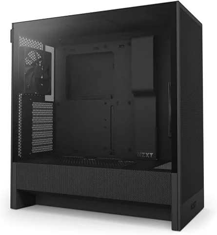 NZXT H5 Flow - Boîtier PC Compact ATX Mid-Tower - Noir