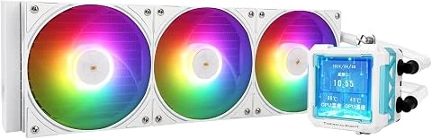 Thermalright FW PRO 360 ARGB Refroidisseur liquide pour CPU AIO Écran LCD IPS 320 x 320 pour AM4/AM5/Intel LGA1700/1851,'2,73 pouces