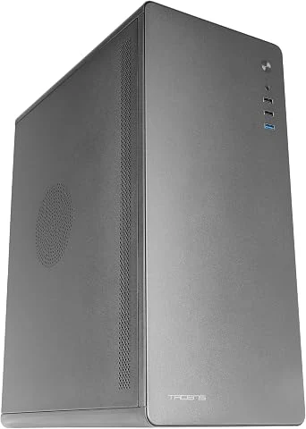 Tacens ENSIS, Boîtier PC ATX, Design Tout Métal, Structure Ultra Robuste, Semi-Tour avec Ventilateur FDB 120mm Ultra Silencieux, USB 3.0, Noir