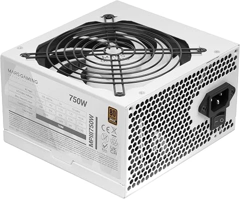 Mars Gaming MPIII750 Alimentation ATX 750W, 80 Plus Bronze, Blanc