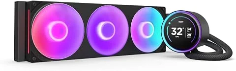 NZXT Kraken Elite 360 RGB - Refroidisseur CPU AIO 360mm, LCD - Noir