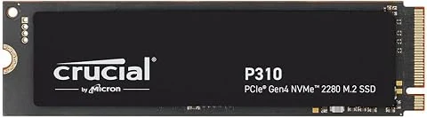 Crucial P310 SSD 2To PCIe Gen4 NVMe M.2 2280, jusqu’à 7.100 Mo/s, Compatible avec Ordinateur Portable et de Bureau & Consoles de jeux Portables, Disque Dur Interne - CT2000P310SSD8