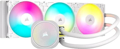 CORSAIR Nautilus 360 RS ARGB Refroidisseur Liquide pour CPU – 360mm AIO – Faible Bruit – Connexion Directe de Carte Mère – Intel LGA 1851/1700, AMD AM5/AM4 – 3X RS120 ARGB Ventilat