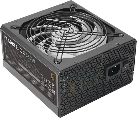 Tacens Radix ECO X 550 Alimentation ATX 550W, 80 Plus Bronze, Noir