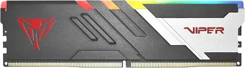 Patriot Viper Venom RGB DDR5 RAM 16 Go (1X16 Go) 6000MT/s CL30 UDIMM Desktop Gaming Memory Module - PVVR516G60C30