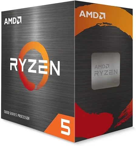 AMD Ryzen™ 5 5600XT Processeur, 6 Cœurs/12 Threads Débridés, Architecture Zen 4, 35Mo Cache, 65W TDP, Jusqu'à 4.7 GHz Fréquence Boost, Socket AM4, avec Wraith Stealth Ventilateur