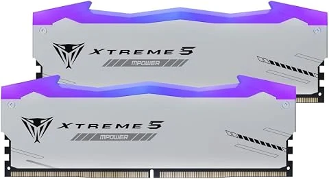 Patriot Viper Xtreme 5 MPOWER DDR5 RGB RAM 32 Go (2X16 Go) 6000MT/s CL30 UDIMM Desktop Gaming Memory Kit - PVXR532G60C30KM