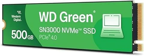 Western Digital Green Sn3000 Disque Dur Interne M.2 Pci Express 4.0 Nvme 500 Go