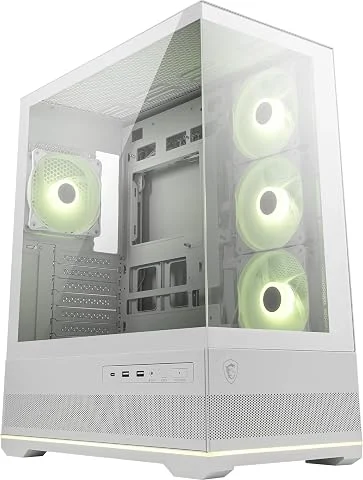 MSI MAG PANO 110R PZ White Boîtier PC Gaming ATX, Micro-ATX et Mini-ITX