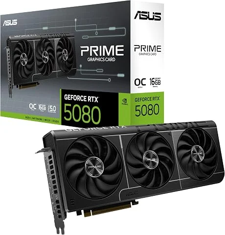 ASUS Prime GeForce RTX 5080 16GB GDDR7 OC Edition Carte Graphique Gaming