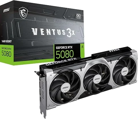 MSI NVIDIA GeForce RTX 5080 16G Ventus 3X OC Carte Graphique