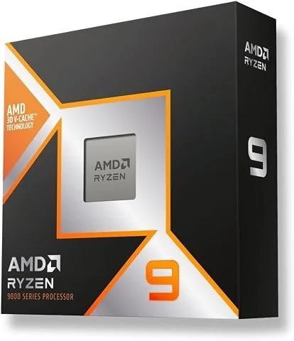 AMD Ryzen™ 9 9900X3D avec Technologie 3D V-Cache™, 12 cœurs/24 Threads, 140 Mo de Cache, TDP 120 W, Socket AM5, fréquence Max jusqu'à 5,5 GHz, DDR5 et PCIe 5.0