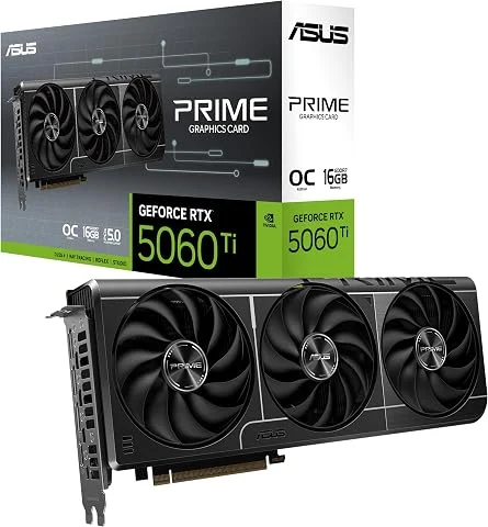 ASUS Prime GeForce RTX 5060 Ti 16GB GDDR7 OC Edition Carte Graphique Gaming