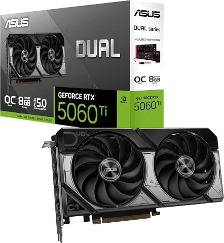 ASUS Dual GeForce RTX 5060 Ti 8GB GDDR7 OC Edition Carte Graphique Gaming