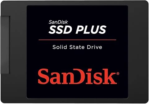 SanDisk SSD Plus SSD 1 to, Disque SSD Interne, SATA III 2.5", Vitesse de Lecture jusqu'à 535 MB/s, Mettez Votre Ordinateur à Niveau avec Un Disque SSD Rapide