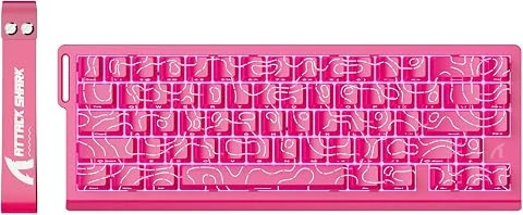 ATTACK SHARK X68 HE Clavier 8000Hz Rapid Trigger, Clavier Gamer Filaire RGB 60% avec Précision RT de 0,01 mm avec Interrupteur Magnétique, Actionnement Réglable, Snap Tap, pour PC/