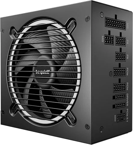 be quiet! Pure Power 13 M 1000W Bloc d’Alimentation, Certification 80 Plus® Gold, Alimentation ATX 3.1, pour Les Cartes Graphiques PCIe 5.1, Ventilateur Semi-Passif 120 mm signé be