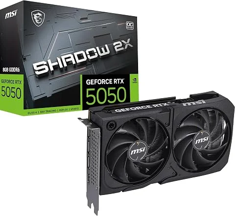 MSI NVIDIA GeForce RTX 5050 8G Shadow 2X OC Carte Graphique
