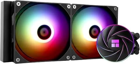 Refroidisseur liquide pour processeur TR-Thermalright AQUA ELITE 240 ARGB, refroidissement Aio 240 mm,Double ventilateur PWM Low Noise-ARGB, pour AM4/AM5, Intel LGA1851/1700/115x/1