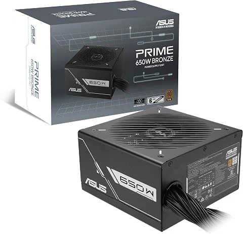 ASUS Prime 650W Bronze - Le Bloc d'alimentation ASUS Prime 650W Bronze fournit Une Alimentation Efficace et Durable aux PC et aux configurations Gaming