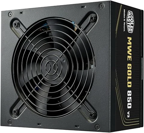Cooler Master MWE Gold V3 850W ATX 3.1 PCI-E 5.0 80+ Gold Bloc d'alimentation Noir