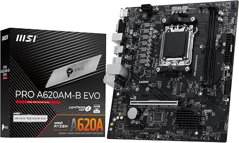 MSI Pro A620AM-B Evo Carte mère Micro-ATX, AM5