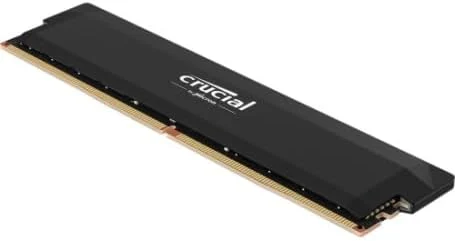 Crucial Pro Oc - Ddr5 - Modul - 16 Gb - Dimm 288-Pin - 6400 Mt/s / Pc5-51200 - Cl32 - 1.35 V - Ungepuffert - Matte Stealth Black (cp16g64c32u5b)