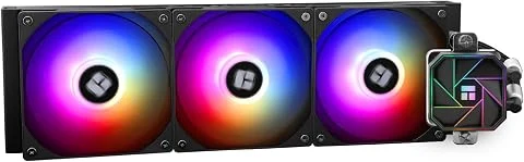 Thermalright TR Aqua Elite 360 V3 Ventilateur de processeur liquide double PWM ARGB avec roulements S-FDB, pompe à commande PWM efficace pour AMD/AM4/AM5, Intel LGA115X/1200/1700/1