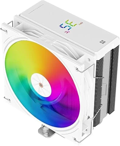 Thermalright TR Assassin X 120R Refroidisseur d'air numérique ARGB blanc pour CPU, vitesse de 2000 tr/min, ventilateur PWM silencieux de 12 cm, pour AM4/AM5, Intel LGA1700/1851, re