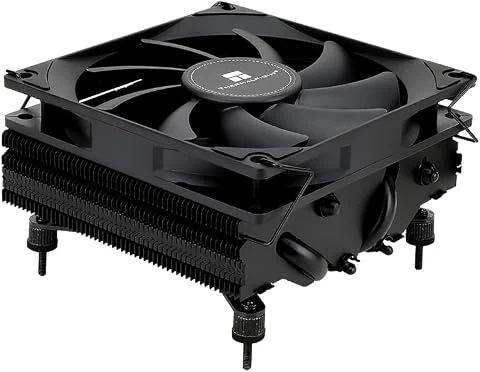 Thermalright TR AXP90-X47 Refroidisseur d'air noir à profil bas pour processeur avec ventilateur droit TL-9015B PWM de 90mm,4 caloducs,hauteur 47mm,pour AMD AM4 AM5/Intel LGA 1700/