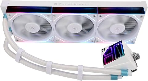 Thermalright TR Frozen Infinity 360 WHITE Ventilateur CPU Aio,TL-M12Wx3 ventilateurs PWM,refroidisseur d'eau pour processeur d'ordinateur,ARGB Infinity Mirror,refroidissement liqui