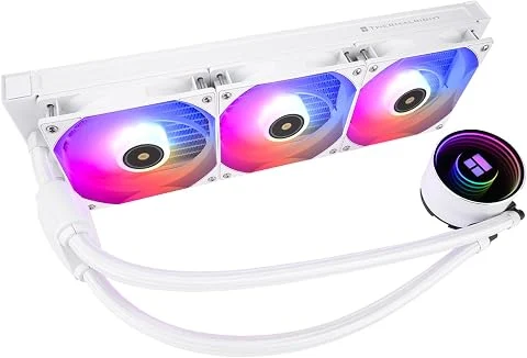 Thermalright TR Frozen Notte 360 WHITE ARGB V2 Refroidisseur de processeur liquide pour AM5/AM4,Inltel Lga1851/1700,5V ARGB,3 ventilateurs PWM de 120mm avec 2000tr/min