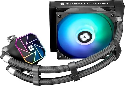 Thermalright TR AQUA ELITE 120 V3 AIO Refroidisseur de Processeur, 120 Rangées de Refroidissement Liquide, Ventilateur ARGB PWM pour Intel LGA115X/1200/1700/1851, AMD AM4/AM5