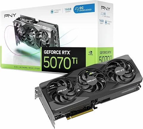 PNY GeForce RTX 5070 Ti OC Edition, 16384 MB GDDR7