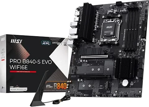 MSI Pro B840-S Evo WIFI6E Carte mère ATX, AM5