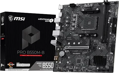 MSI Pro B550M-B Carte mère Micro-ATX, AM4