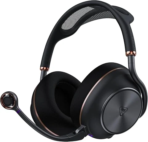Turtle Beach Stealth Pro II Noir Casque Gaming sans Fil pour PC, PS5 & PS4 avec Audio sans Fil Hi-Res certifié, Son Spatial Dolby Atmos, Isolation Acoustique Active et CrossPlay 2.