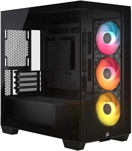 CORSAIR 2800X RS-R Ventilateur Inversé ARGB Micro-ATX Boîtier PC – Noir