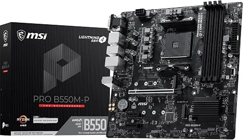 MSI Pro B550M-P Carte mère Micro-ATX, AM4