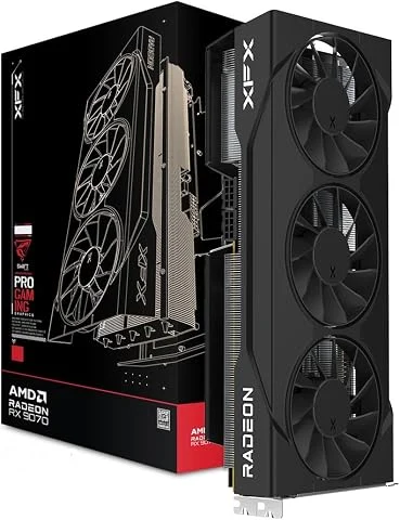 XFX Swift AMD Radeon RX 9070 GRE Triple Fan Gaming Edition avec 12 Go de mémoire GDDR6, HDMI, 3 Ports DisplayPort et Architecture AMD RDNA™ 4 (RX-97GRE29B7)