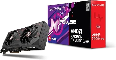 Sapphire Pulse AMD Radeon RX 9070 GRE Gaming OC Carte Graphique 12GB
