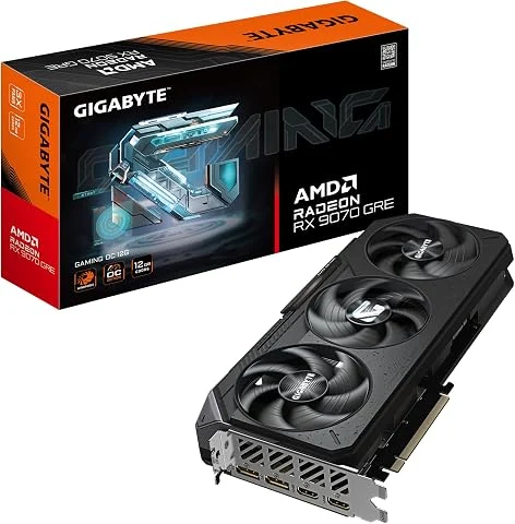 GIGABYTE Radeon RX 9070 GRE Gaming OC 12G – Carte Graphique, 12GB GDDR6, 192bit, PCI-E 5.0, 2920 MHz Core Clock, 2 × DisplayPort, 2 × HDMI, GV-R907GREGAMING OC-12GD